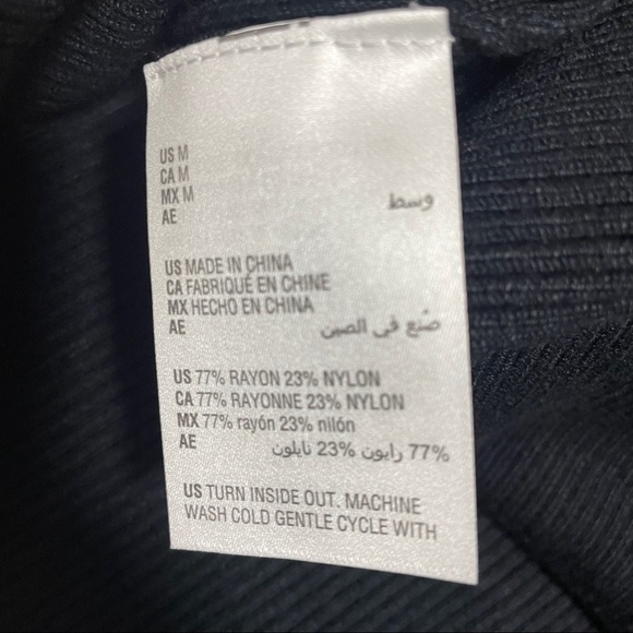 INC Women's Black Embellished Long Sleeve Mock Sweater Size M - Picture 9 of 9